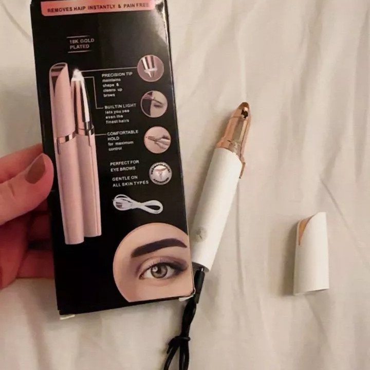 Caneta depiladora com cabo USB
